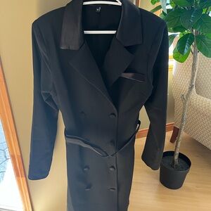 New Elegant Black Women's Coat